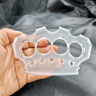 PC Plastic Transparent Brass Knuckles