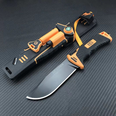 survival tactics outdoor knife