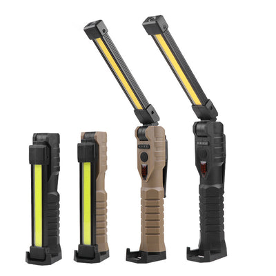 Portable double-sided COB folding work light