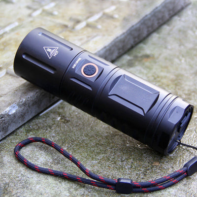 Outdoor super bright white laser LED flashlight