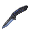 Customed Blue Devil Pattern Folding Knife