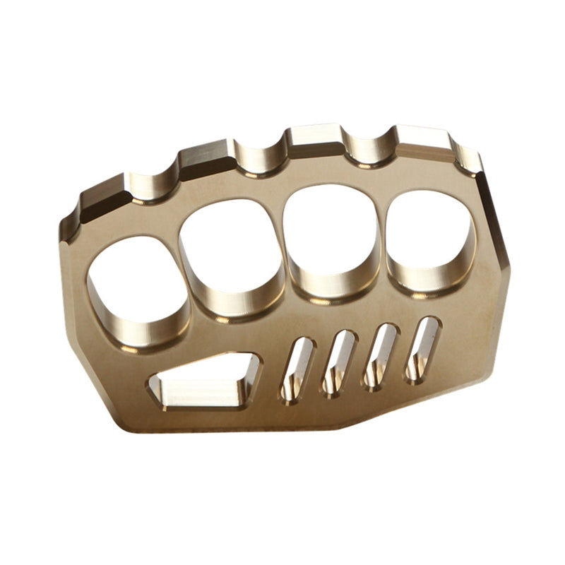 Brass knuckle ring EDC self-defense weapon