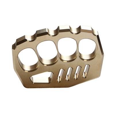 Brass knuckle ring EDC self-defense weapon