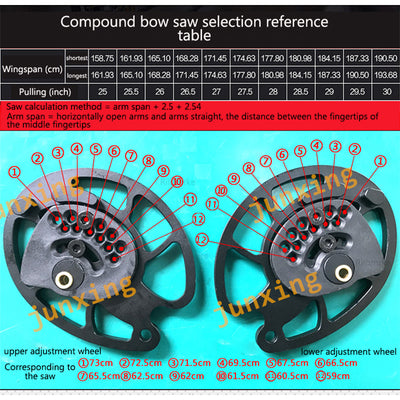 35-55LBS adjustable compound bow