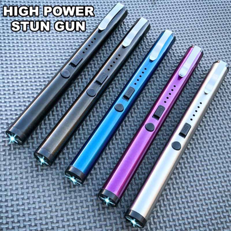 HIGH POWER STUN GUN SELF DEFENSE DEVICE PEN SHAPED FOR SALE