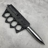 Customizable brass knuckle set knife