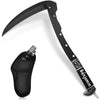 Personalized black portable sheathed sharp folding sickle