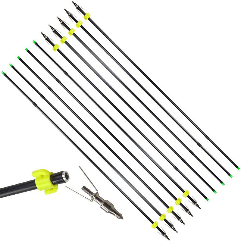 6/12/24 pcs with 100 Grains Fishing Arrows