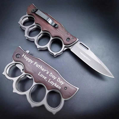 Personalized Self-Defense Knuckle Knife