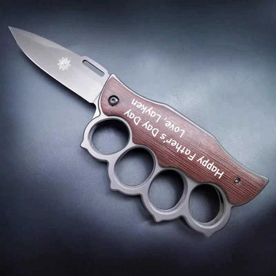 Personalized Self-Defense Knuckle Knife