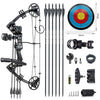 Compound Bow Arrow Set  15-45lbs Adjustable Archery Bow Hunting Shoot