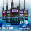 V-16R Walkie Talkie USB-C 10W Tactical Antenna Headset Two Way Radio