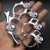 Powerful metal knuckle skull style outdoor defense