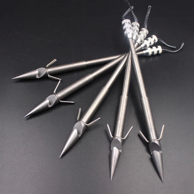 5 Pack Stainless Steel Fishing Axes Archery