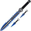 Snake Eyes Ninja Sword and Throwing Knife Sheath Set