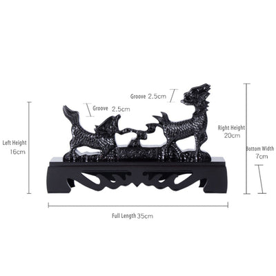 High-Grade Qiling Resin Vertical Sword Stand