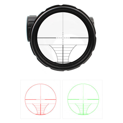 3-9X40 EG RED AND GREEN TEN LINE SNIPER FISHBONE SIGHT