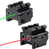 650nm Red/Green Dot Laser Sight Dual 20mm Rail Bracket