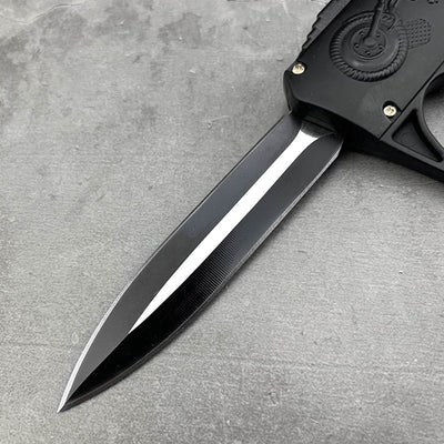 Skull Knuckle Automatic Knife