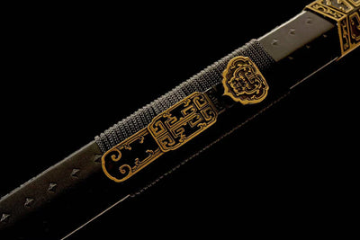 Black scabbard high carbon steel Chinese sword