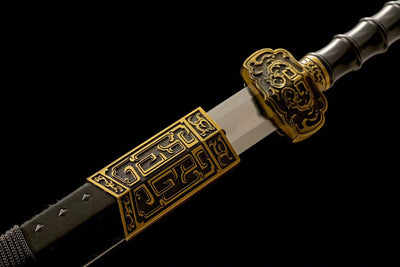 Black scabbard high carbon steel Chinese sword