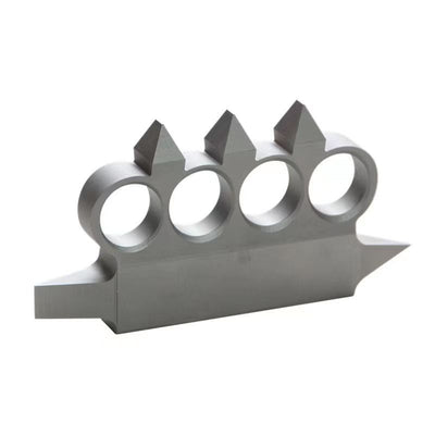 Titanium alloy defense knuckle - breaking window defense