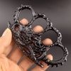 Creative metal knuckle safety and defense ring