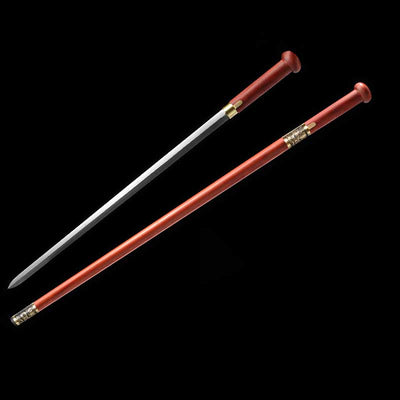 Pattern steel self-defense cane knife cane sword