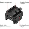 650nm Red/Green Dot Laser Sight Dual 20mm Rail Bracket