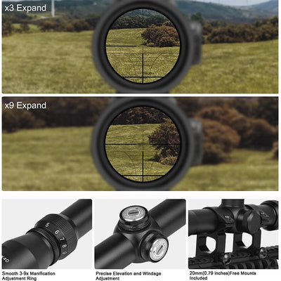 3-9X40 Crosshair Tactical Optical Sight