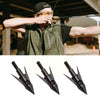 3Pcs Steel Fish Bow Hunting Arrow Tips