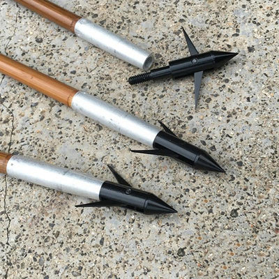 3Pcs Steel Fish Bow Hunting Arrow Tips