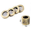 Zinc alloy folding brass knuckles self-defense tool