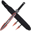 Snake Eyes Ninja Sword and Throwing Knife Sheath Set