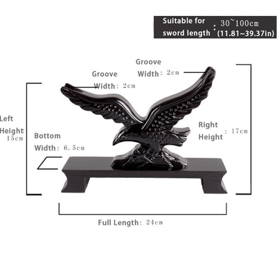 High-Grade Eagle Resin Vertical Sword Stand