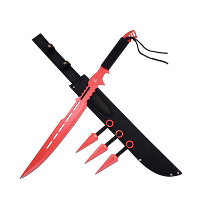 Snake Eyes Ninja Sword and Throwing Knife Set (113BK)