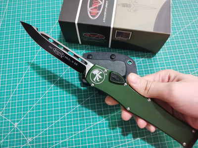 Micro Technology Green Handle OTF Knife