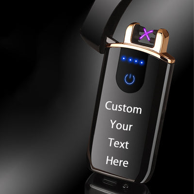 Electric Lighter with Battery Indicator USB Rechargeable