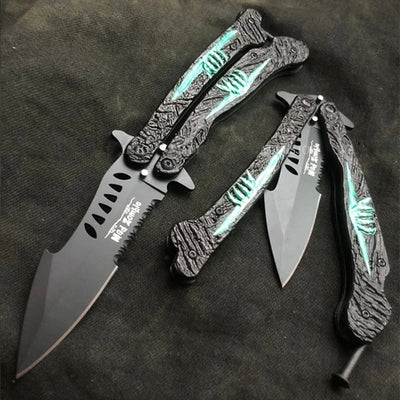 BUTTERFLY FLIPPING PRACTICE KNIFE