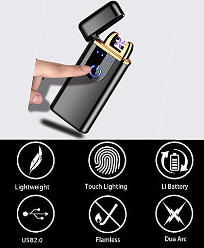 Electric USB DEL-08 Touch Lighter