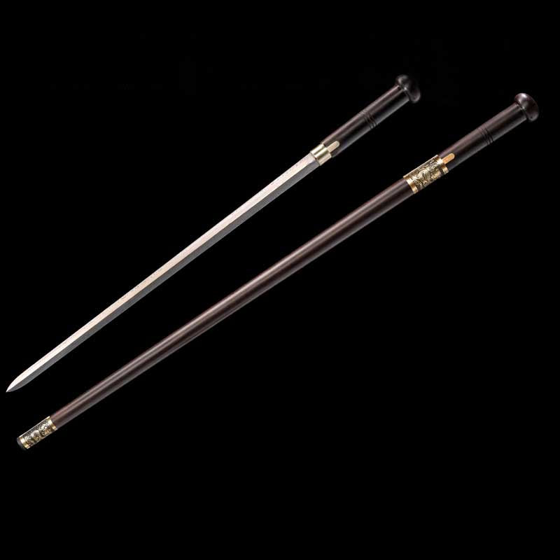 Pattern steel self-defense cane knife cane sword