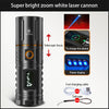 Outdoor super bright white laser LED flashlight