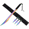 Snake Eyes Ninja Sword and Throwing Knife Set