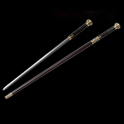 Pattern steel self-defense cane knife cane sword