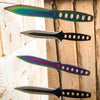 12 PC Full Tang Tactical Ninja Throwing Knives Set