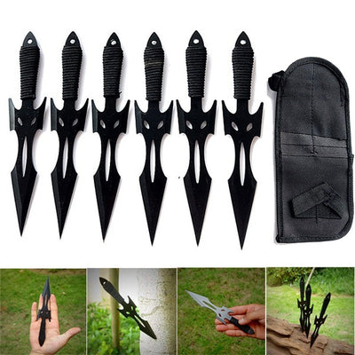 Throwing Knifes Black SWORD Throwing Knives Set