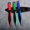 Ninja Kunai Fixed Blade TACTICAl Combat Throwing Knife Set with Sheath