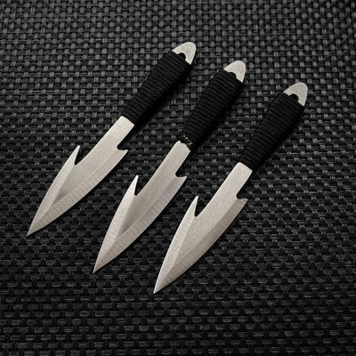 Throwing Knife Set Stainless Steel Fixed Blade Combat Ninja Kunai