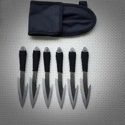 Throwing Knife Set Stainless Steel Fixed Blade Combat Ninja Kunai