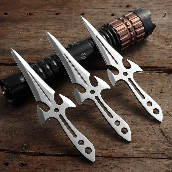 3PC Throwing Knife Set Ninja Kunai Knives